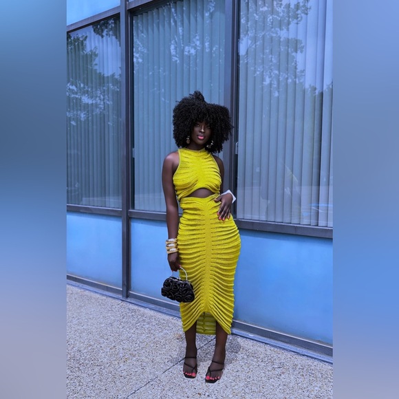 New Sheer Sleeveless Sweater Cropped Top and Maxi Skirt Set in Olive Size 3X - Picture 4 of 7